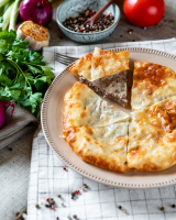 Хычин мясо и сыр
