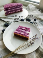 Пирожное "Лавандовая смородина"